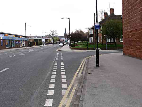Looking towards Walmgate Bar.