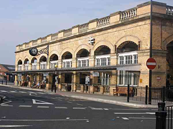 The station.
